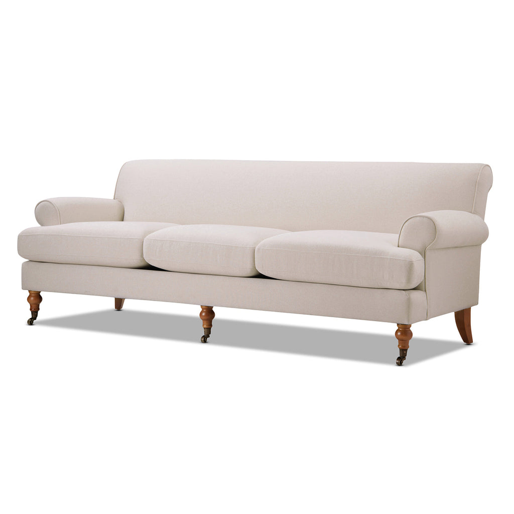Alana Lawson Three-Cushion Tightback Sofa, Sky Neutral