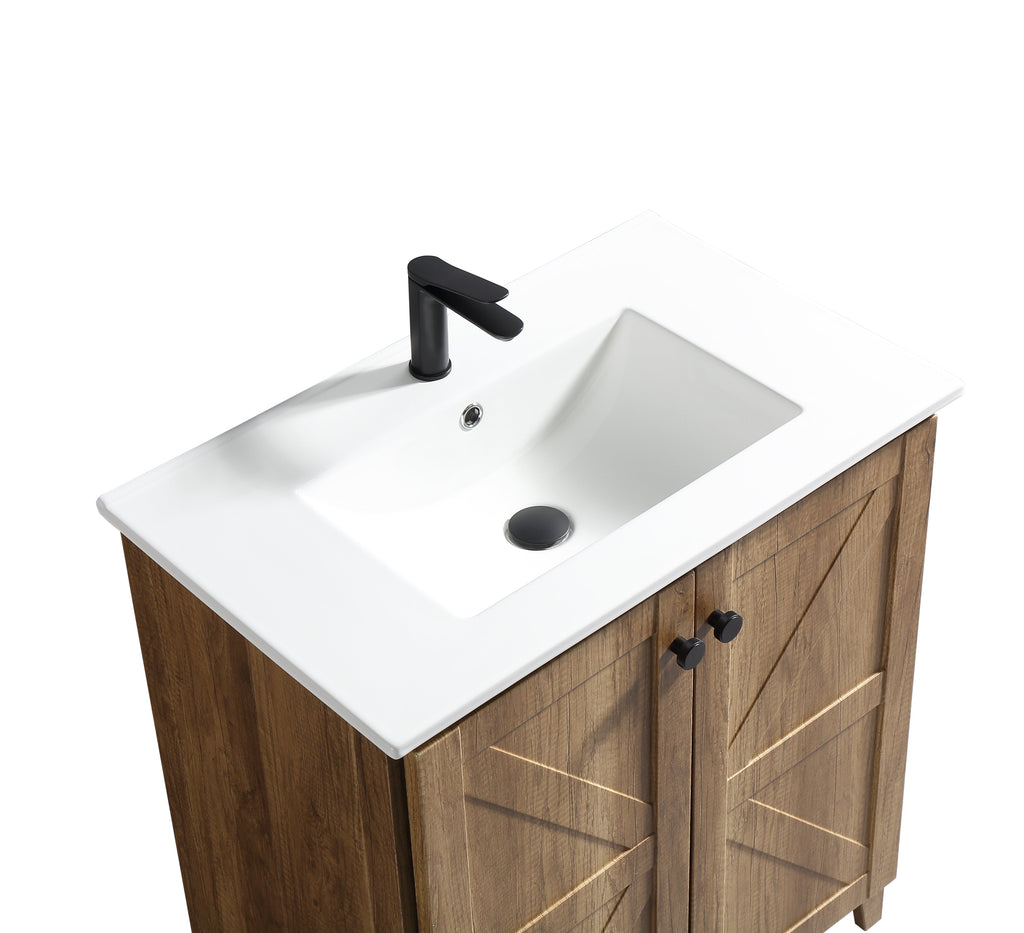 30-Inch Golden Bathroom Vanity