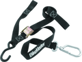 BikeMaster Tiedown 1-1/2in Swivel Softhook - Black 100541