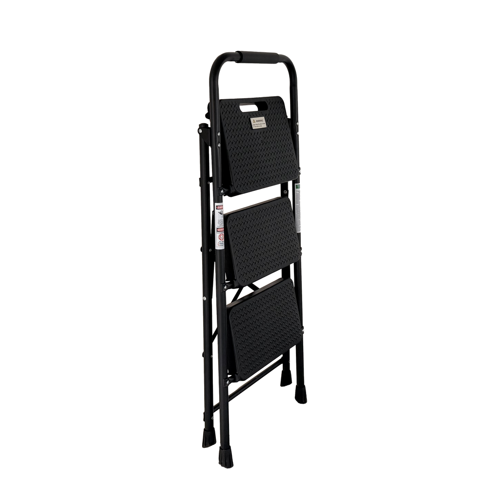 3 Step Ladder with Wide Anti-Slip Pedal