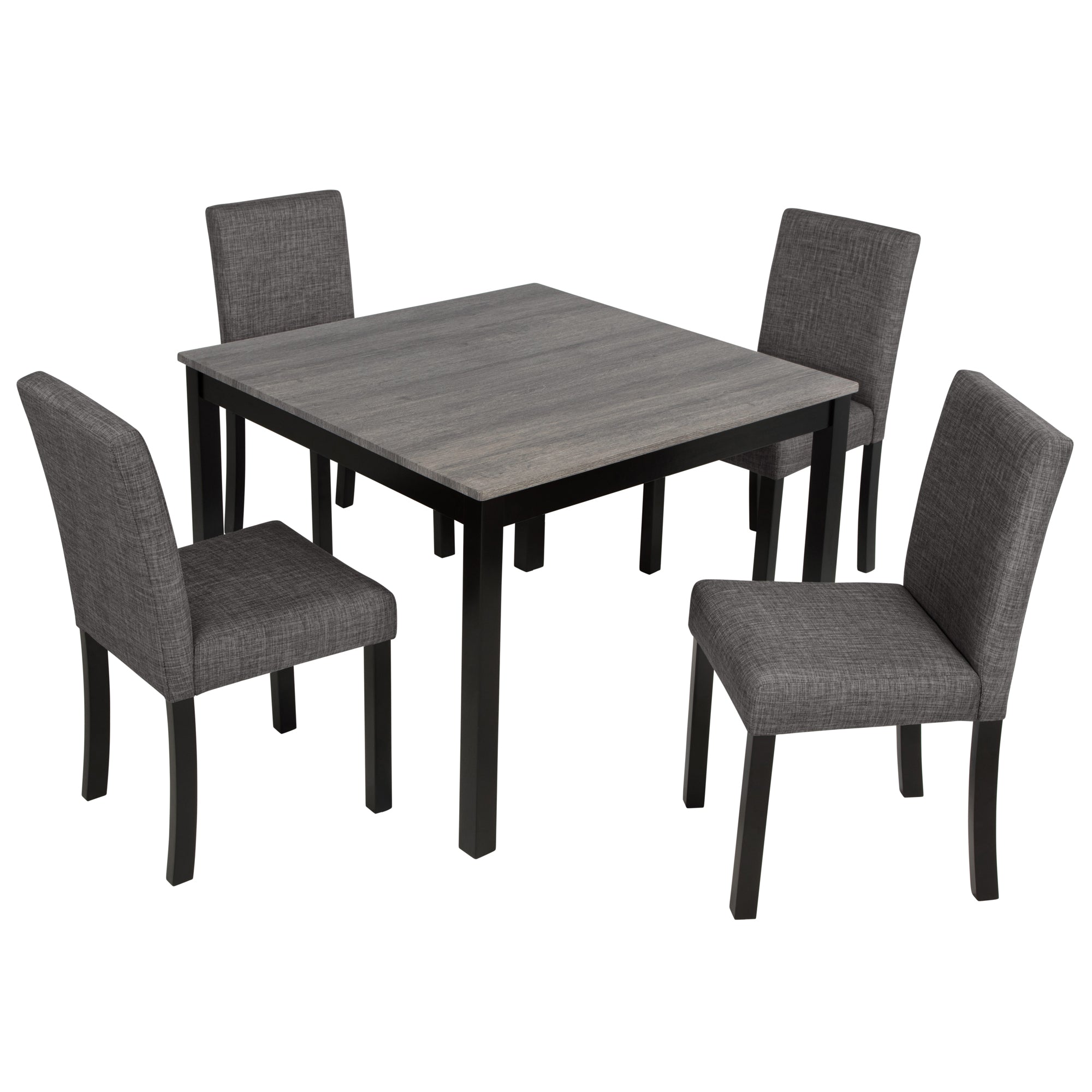 5-Piece Dining Table Set with 4 Chairs