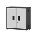 Metal Tool Garage Storage Cabinet with 2 Doors and Lock