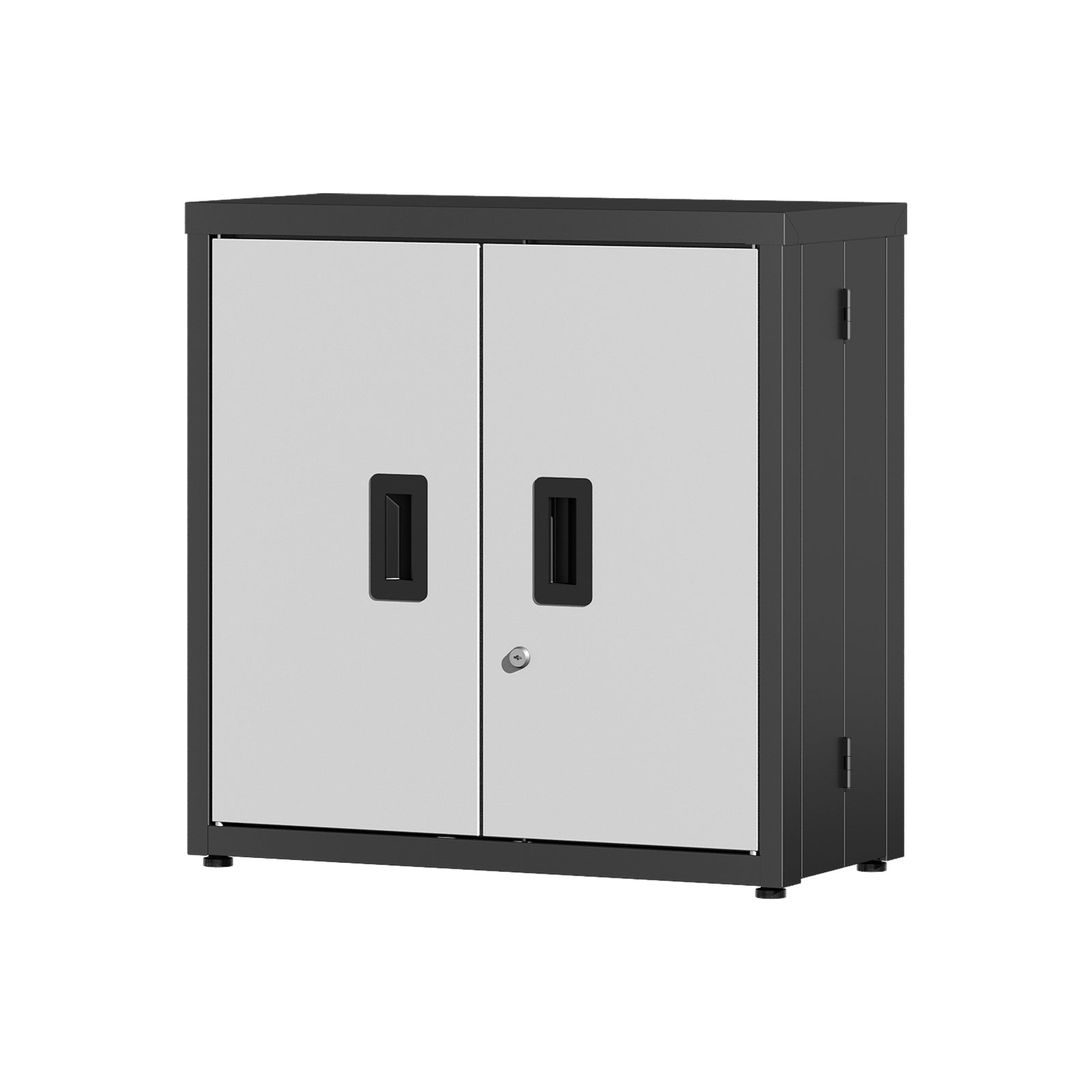 Metal Tool Garage Storage Cabinet with 2 Doors and Lock