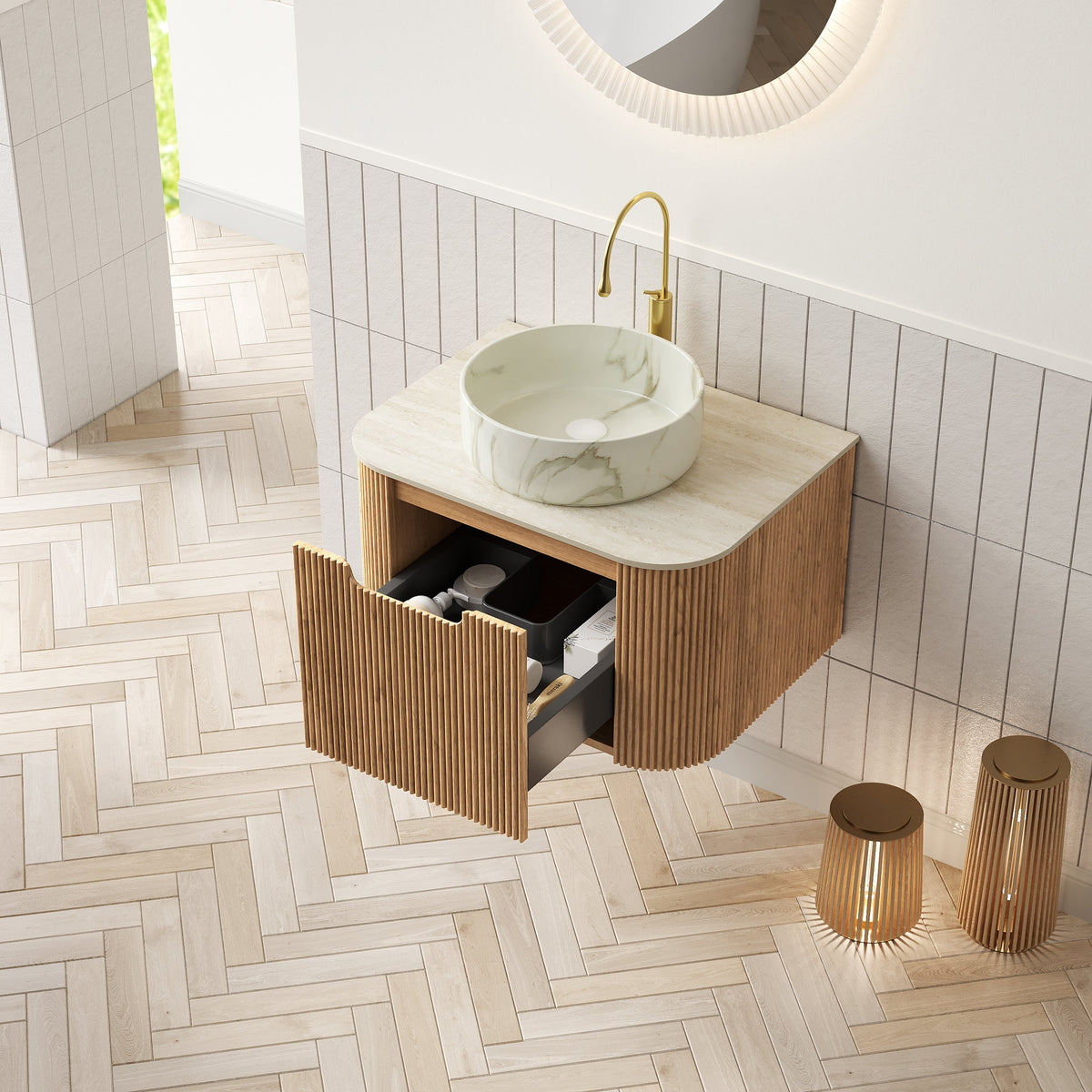 Dina 24" Bathroom Vanity & Sink