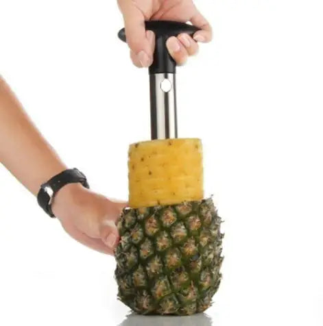 Stainless Steel Pineapple Corer & Slicer – Twist-and-Slice, 201-Grade Blade