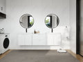 72" Bathroom Vanity With Resin Sink