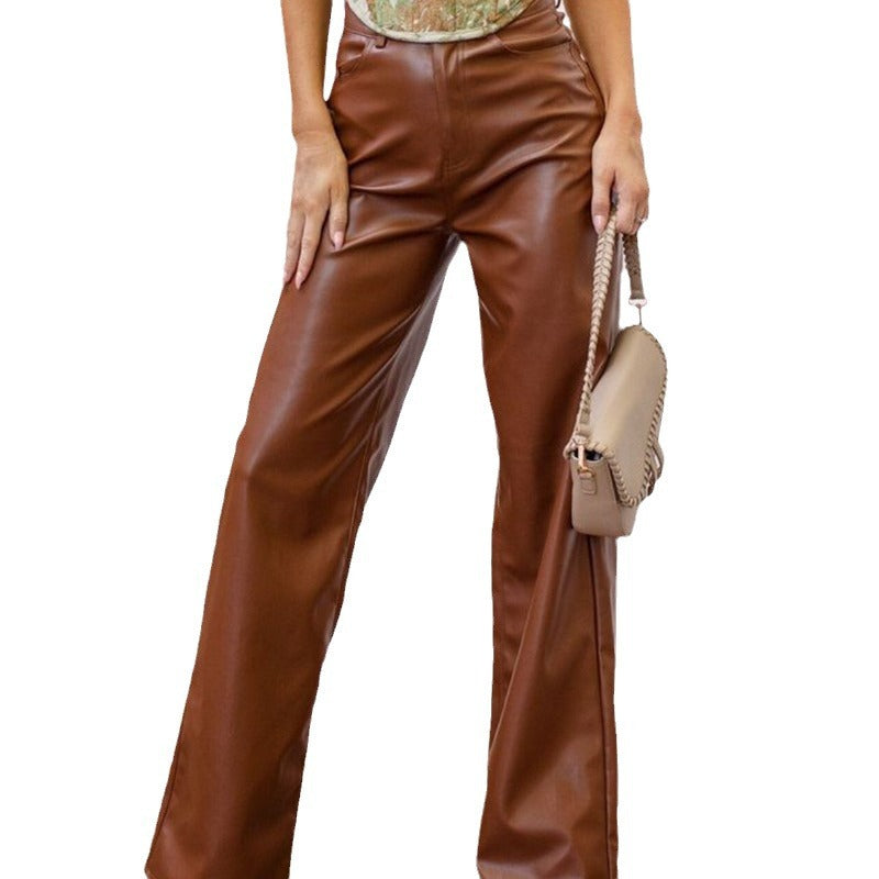 Women's Retro Loose-fit Straight-leg Pants