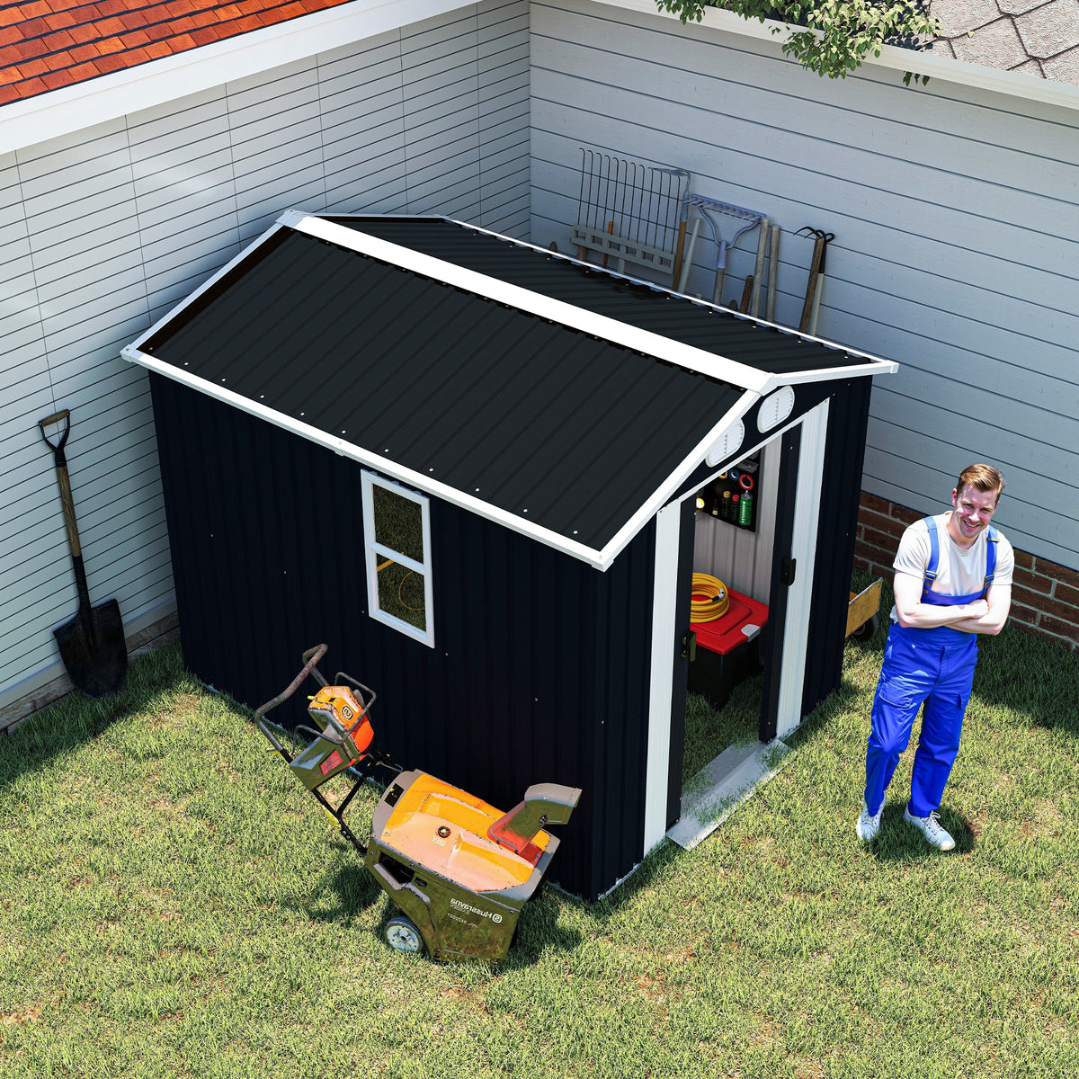 Campcraft 8x6 FT Outdoor Storage Shed