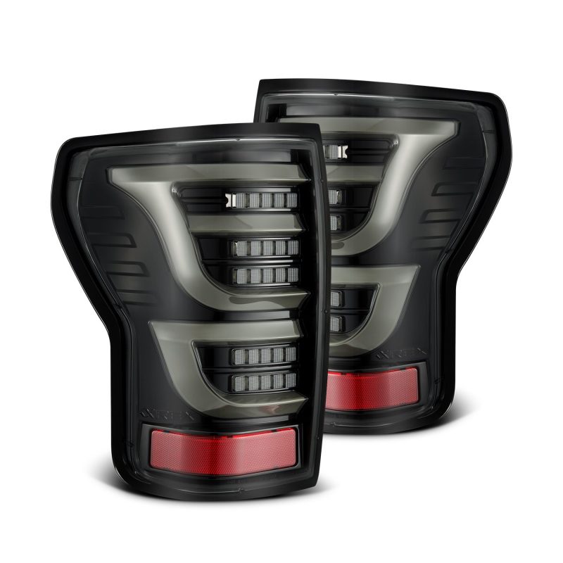 AlphaRex 07-13 Toyota Tundra LUXX-Series LED Tail Lights Alpha-Black 670040 *Discontinued