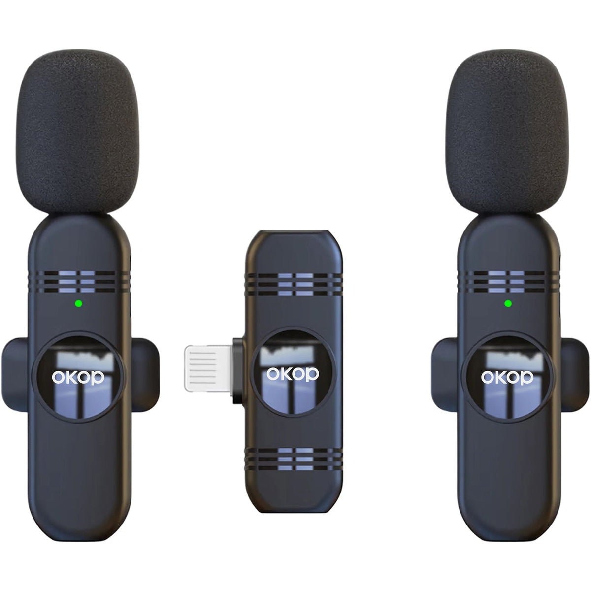 KP-M115 Best-Selling Wireless Lavalier Microphone New Model For Vlogs Livestreaming And Short-Video Recording Features Digital Display In Stock