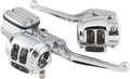 Bikers Choice 96-06 Big Twin 96-03XL With 11/16 Bore Master Cylinder Chrome Handlebar Control Kit 488731