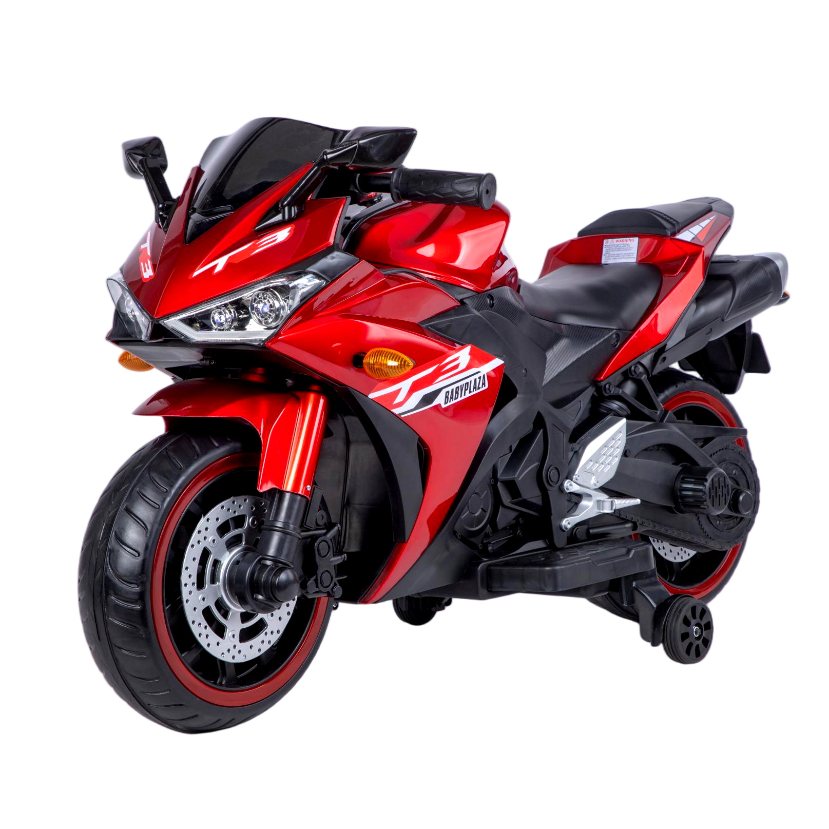 Kids Motorcycle 12V Ride-On Toy for Ages 3-8