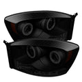 Spyder Dodge Ram 1500 06-08 06-09 Projector Headlights CCFL Halo LED Blk Smke PRO-YD-DR06-CCFL-BSM 5078803