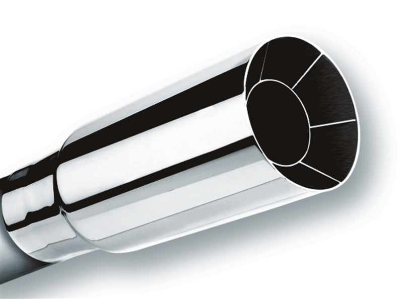 Borla Universal Polished Tip Single Round Intercooled (inlet 2in. Outlet 2 1/2in) *NO Returns* 20102
