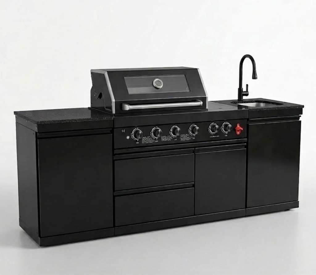 Deluxe Stainless Steel Propane Gas Outdoor Kitchen Grill