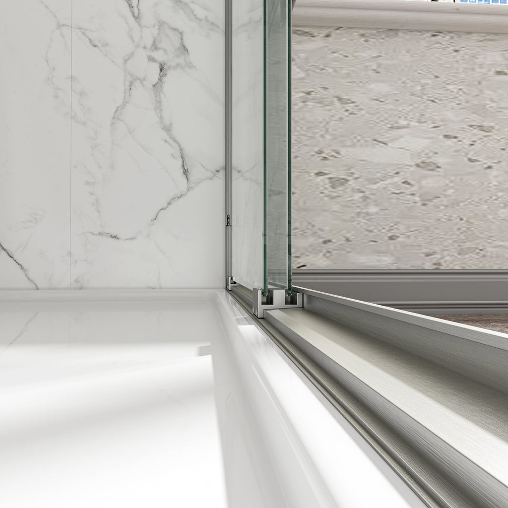 55"-60" W x 72" H Matte Shower Doors