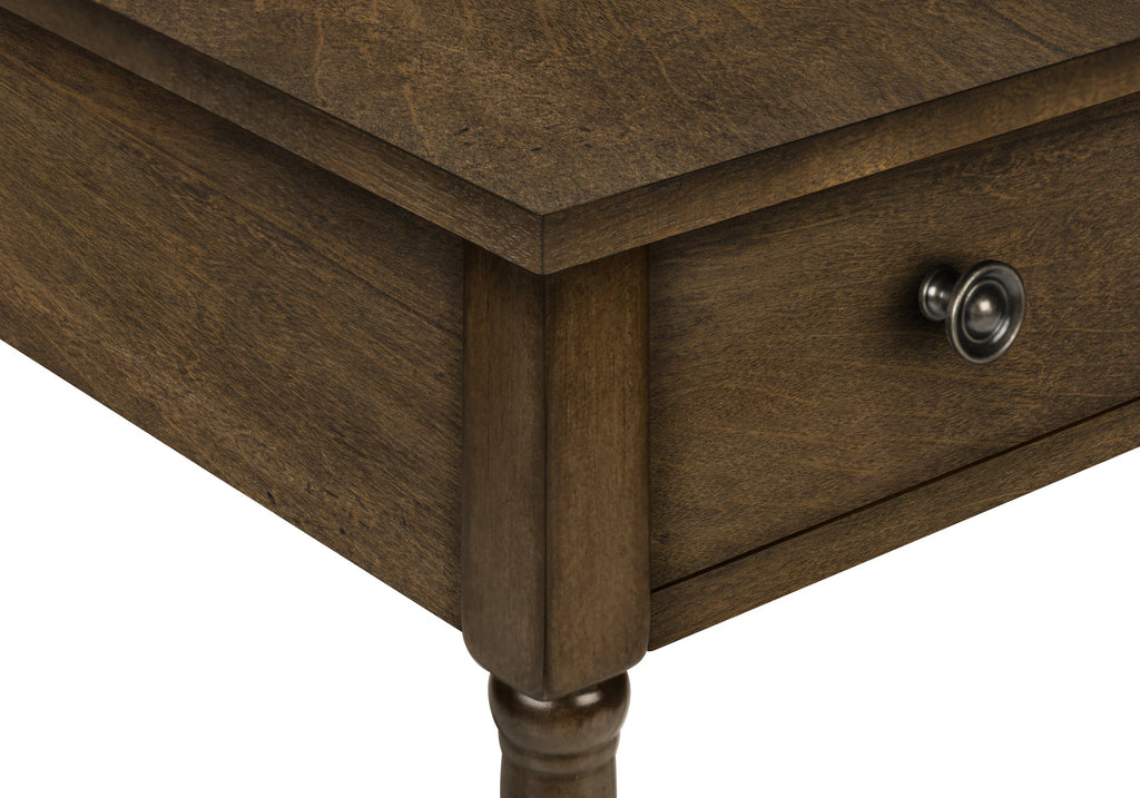 2 Tier Accent Table with Storage Drawer
