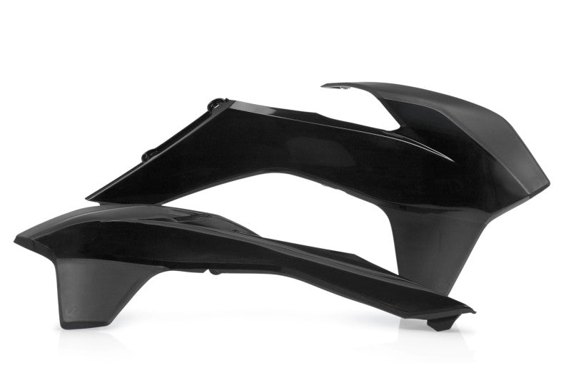 Acerbis 13-16 KTM SX125/150/ SX250/XC/ SX-F/XC-F/ EXC/XC-W/XCF-W Radiator Shroud - Black 2314250001