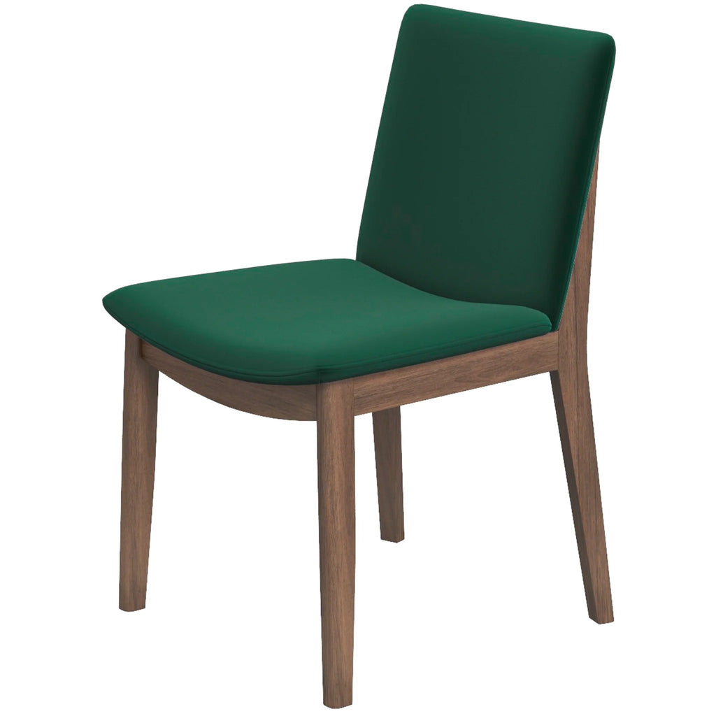 Laura Mid-Century Modern Solid Wood Dining Chair (Set of 2)