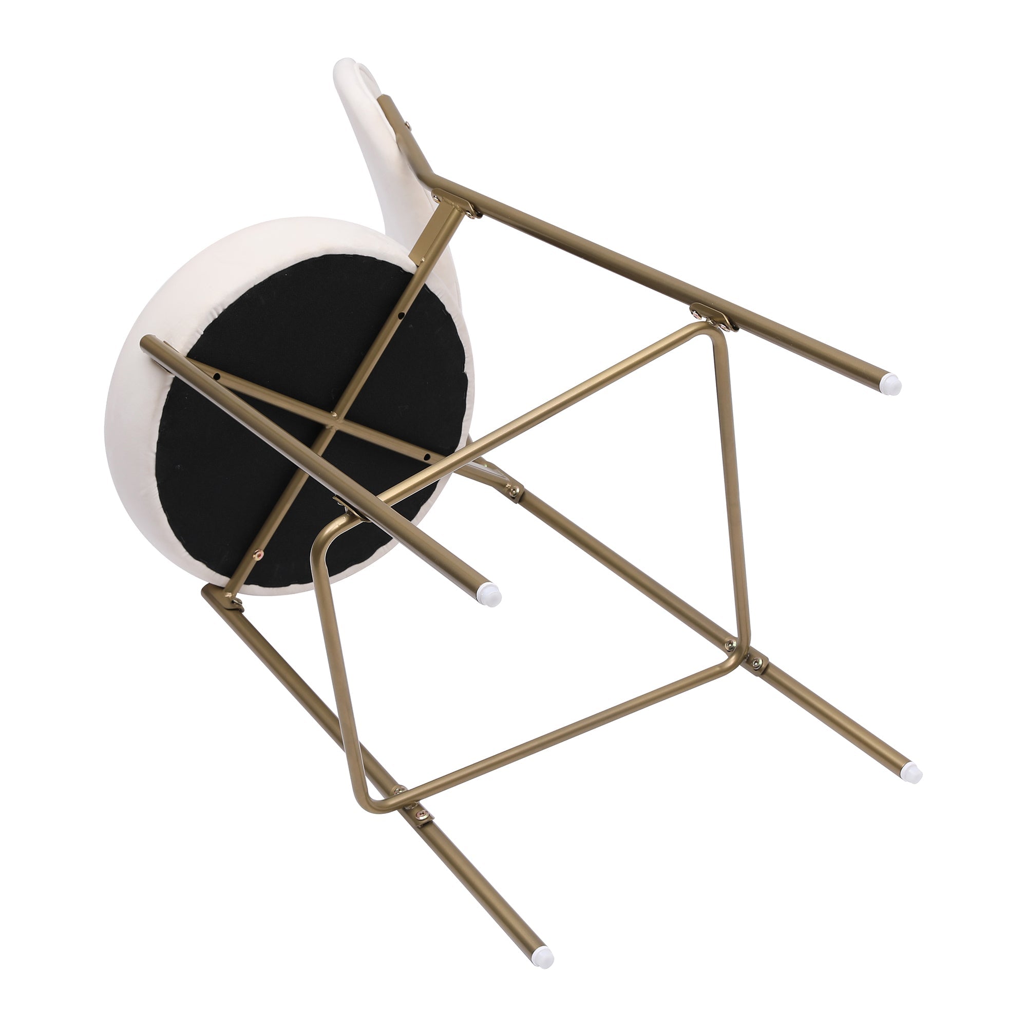 29'' Upholstered Bar Stools Velvet Counter Stool Set of 2