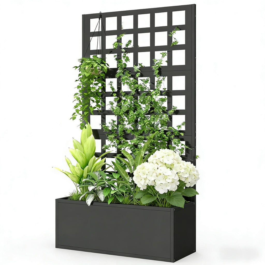 Planter Box with Trellis
