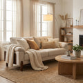 83.5 In. 3 Seater Modern Boucle Upholstered Sofa