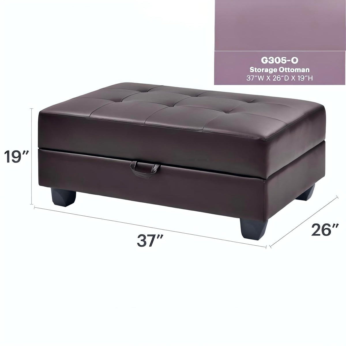 Revere G305-O Ottoman