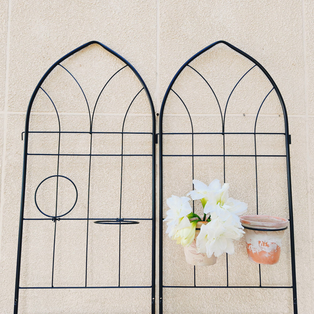 4 Pack Metal Garden Trellis - 78.7" x 19.7"