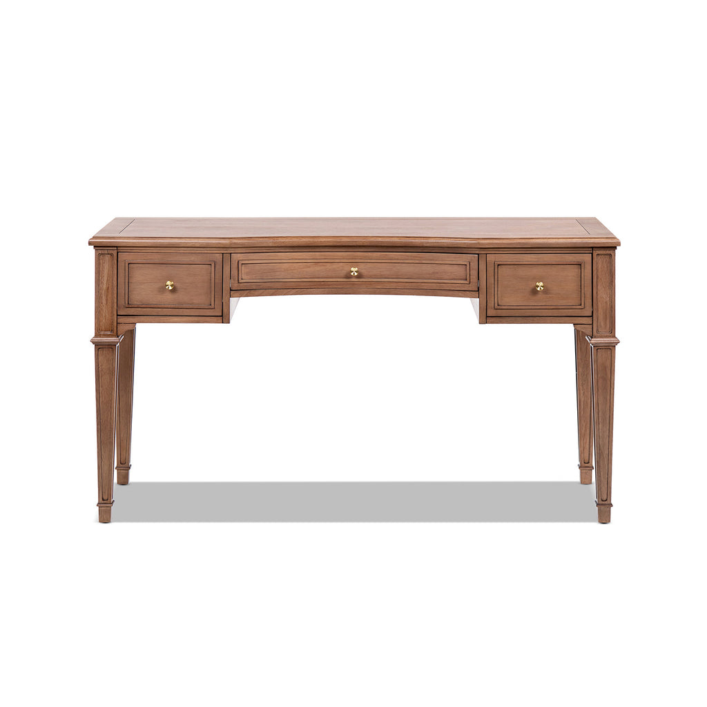 Dauphin 55" 3-Drawer Wood Executive Desk