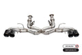 CORSA Performance Corsa 20-23 Chevrolet Corvette C8 RWD 3in Track Cat-Back Delete Exhaust w/4.5in CF Black PVD Tips 21104CFBLK