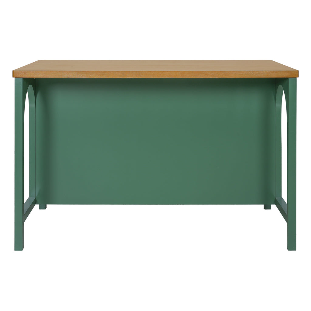 56" Farmhouse Kitchen Island with Open Storage