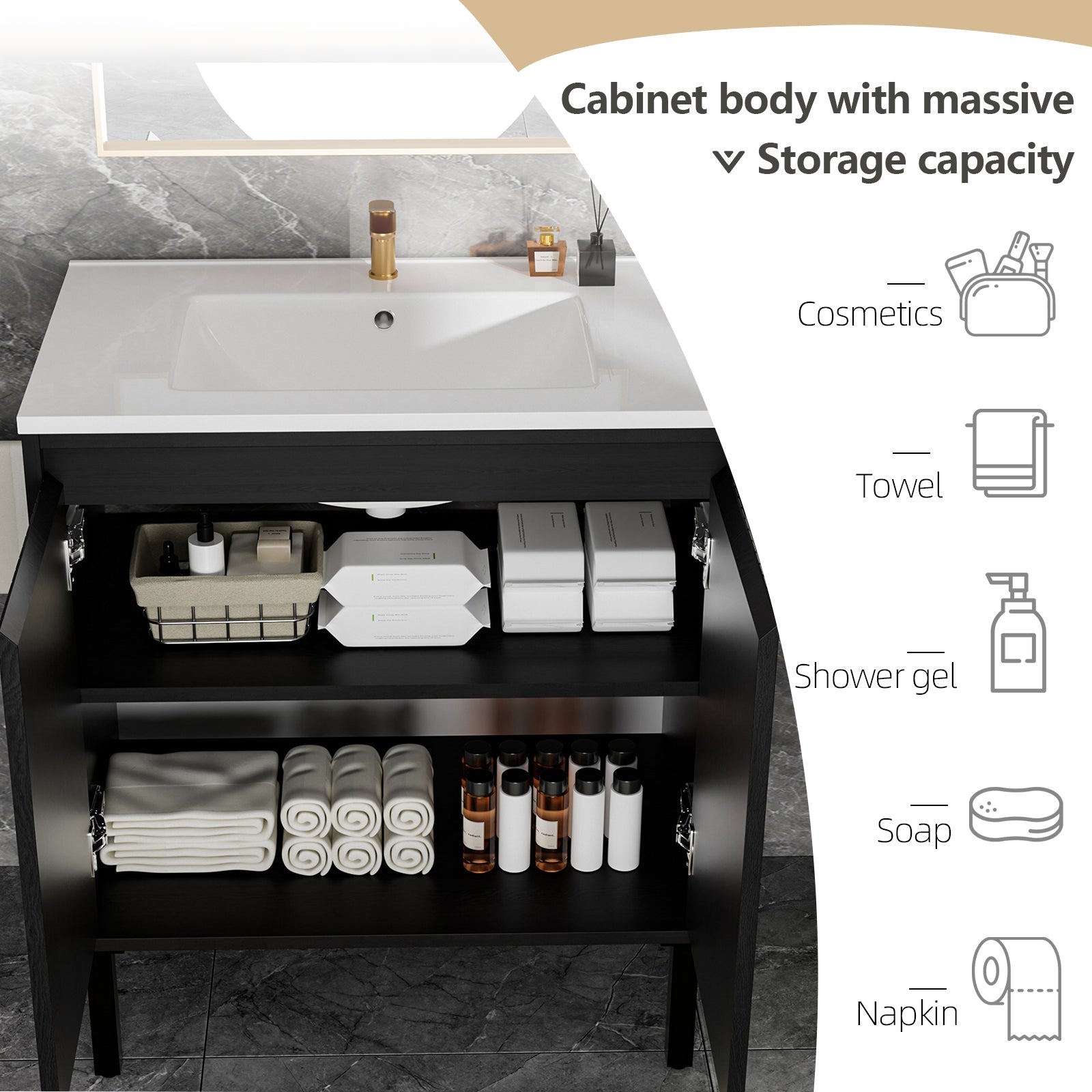 30 Inch Bathroom Vanity with Sink
