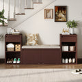 TREXM All-in-One Entryway Storage Bench