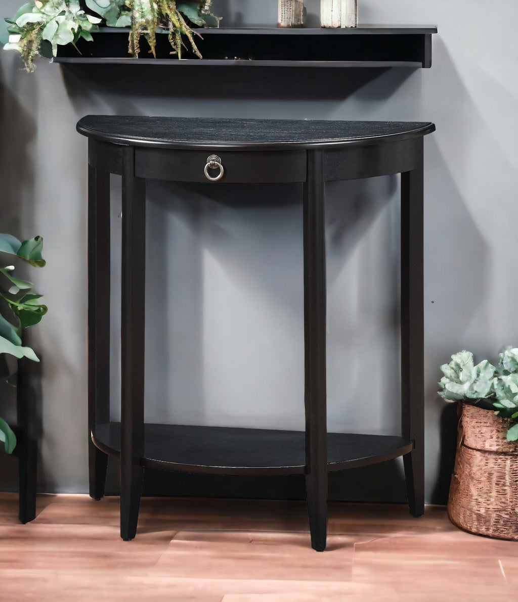 Justino II Half Moon Console Table