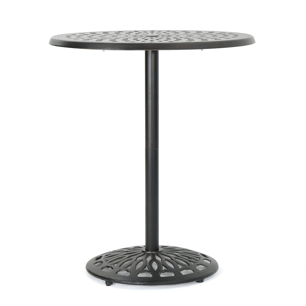 Cast Aluminium 35'' Round Bar Table