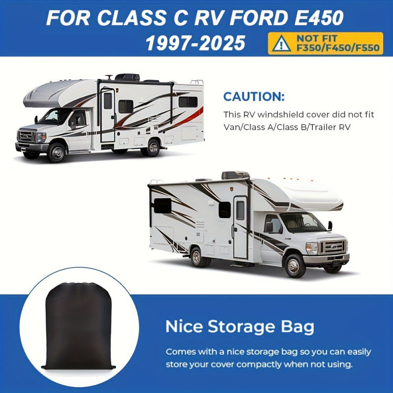 RV Awning Front Snow Cover For Class C RVs