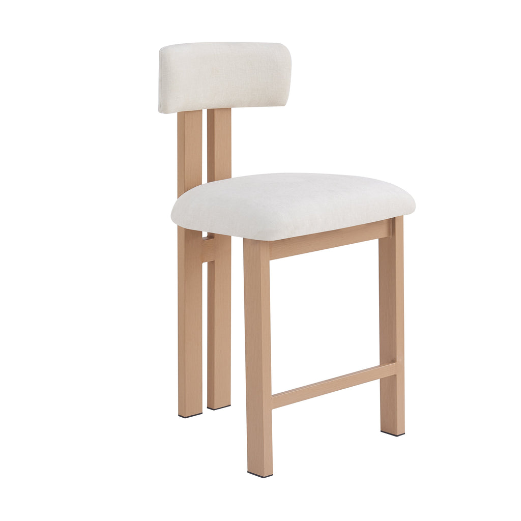 Stylish 26.5'' Round Stools with Low Back
