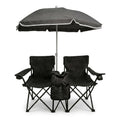 Portable Folding Picnic Chair Set with Umbrella
