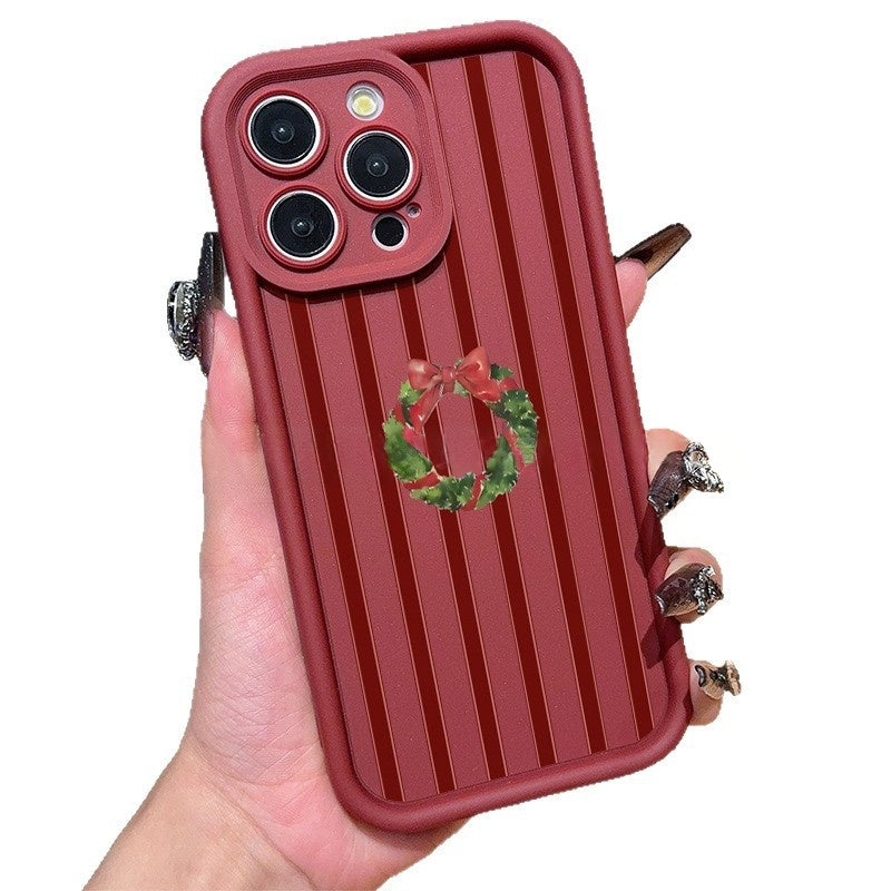 Printed Minimalist Niche Striped Phone Case
