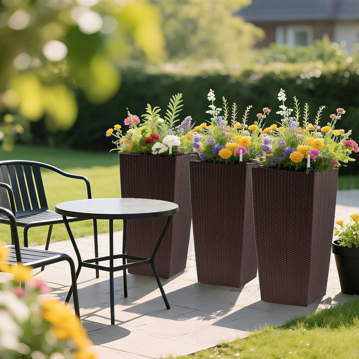 30 In Tall Large Flower Pots Planter