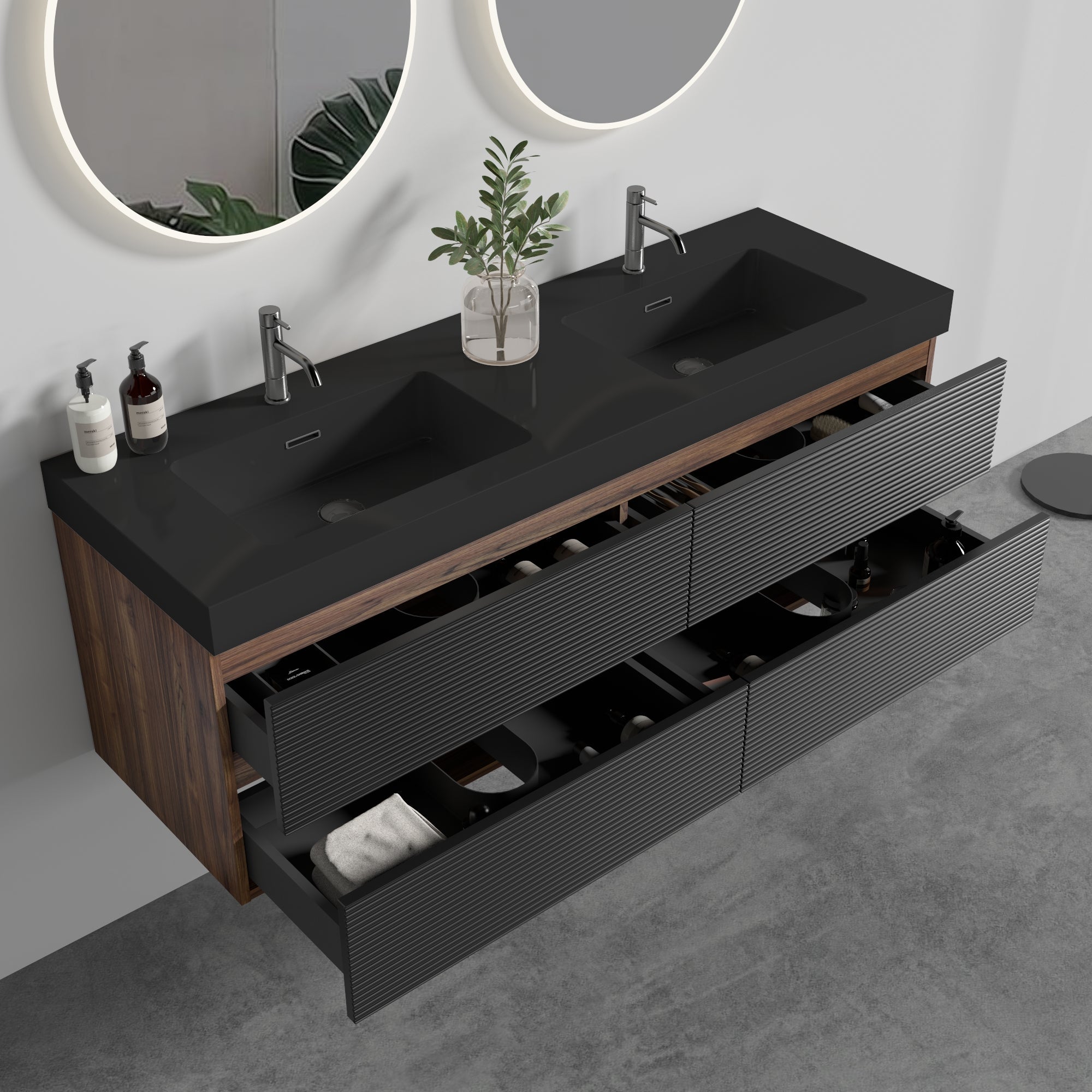 Grace 60" Bathroom Vanity