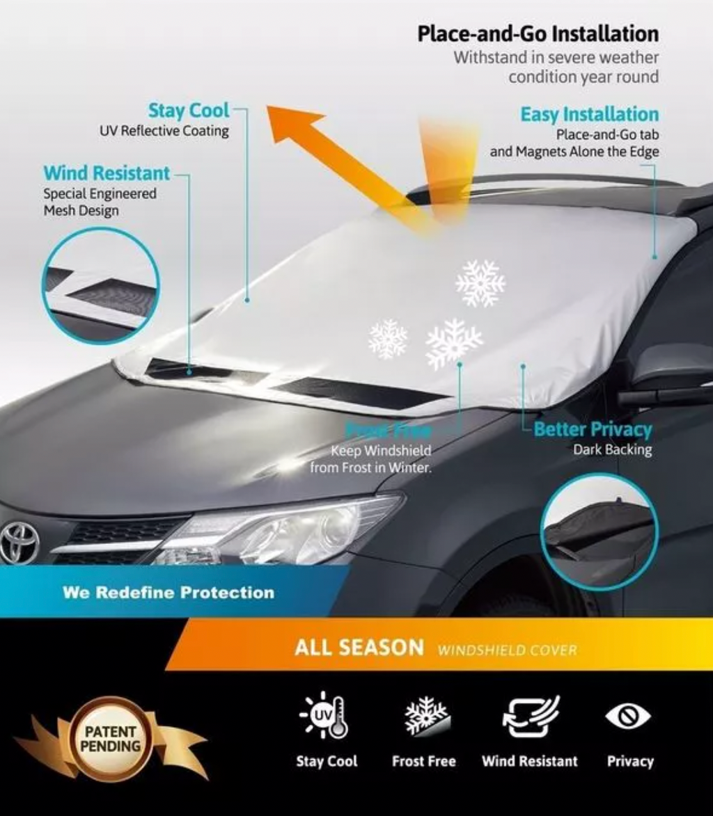 3D MAXpider Size B 3D Wintect Windshield Cover B014KOUR68