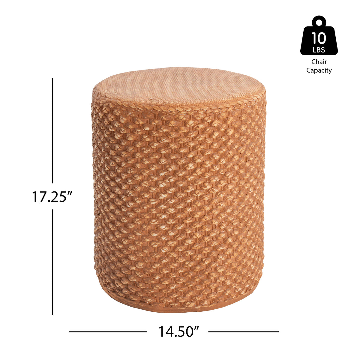 Evie Outdoor Patio Round MGO Side Table