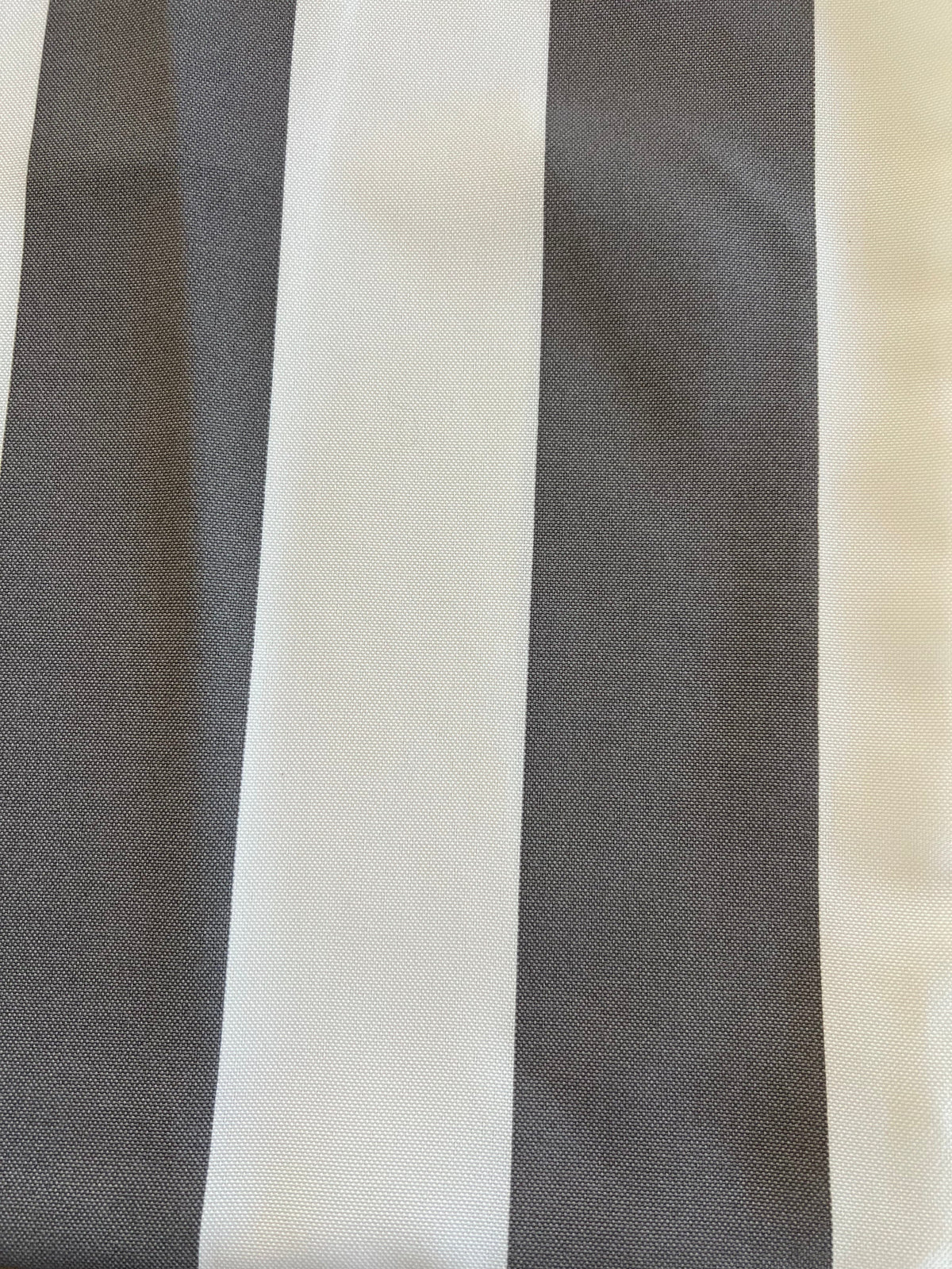 6 Pack Outdoor/Indoor Throw Pillows with Inserts - Gray/White Striped