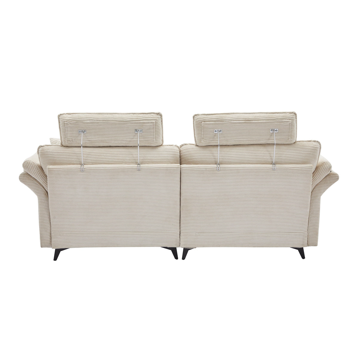 Modern Corduroy Upholstered Sectional Sofa