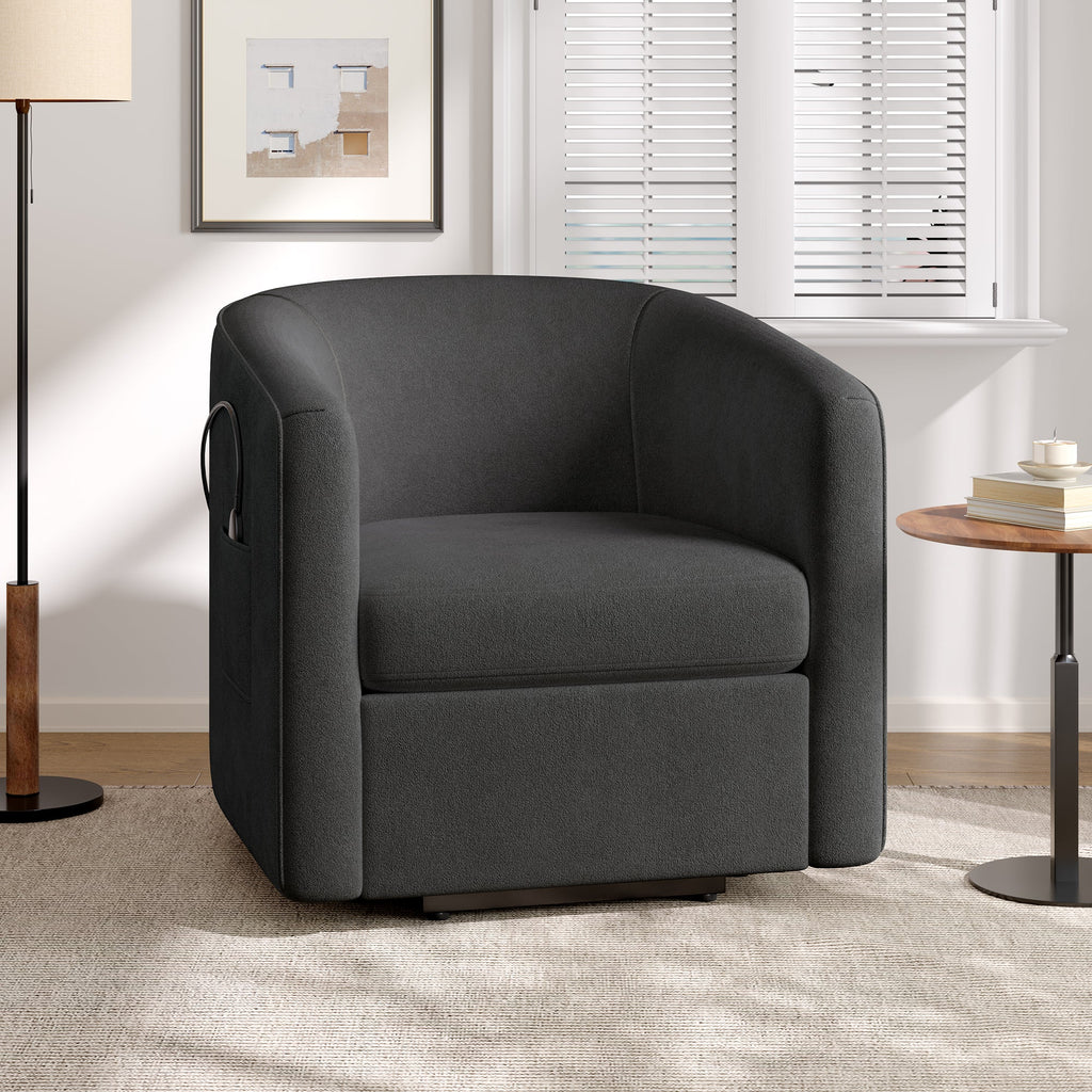 Power Lift Recliner Barrel Shape Recliner Chair