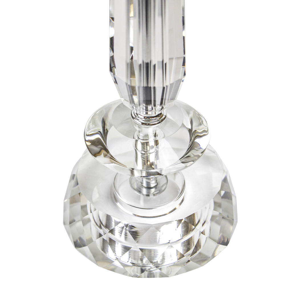 Karat 25.5" Contemporary Crystal Table Lamp