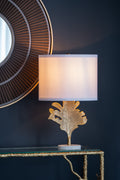 Elegant Table Lamp with Marble Base