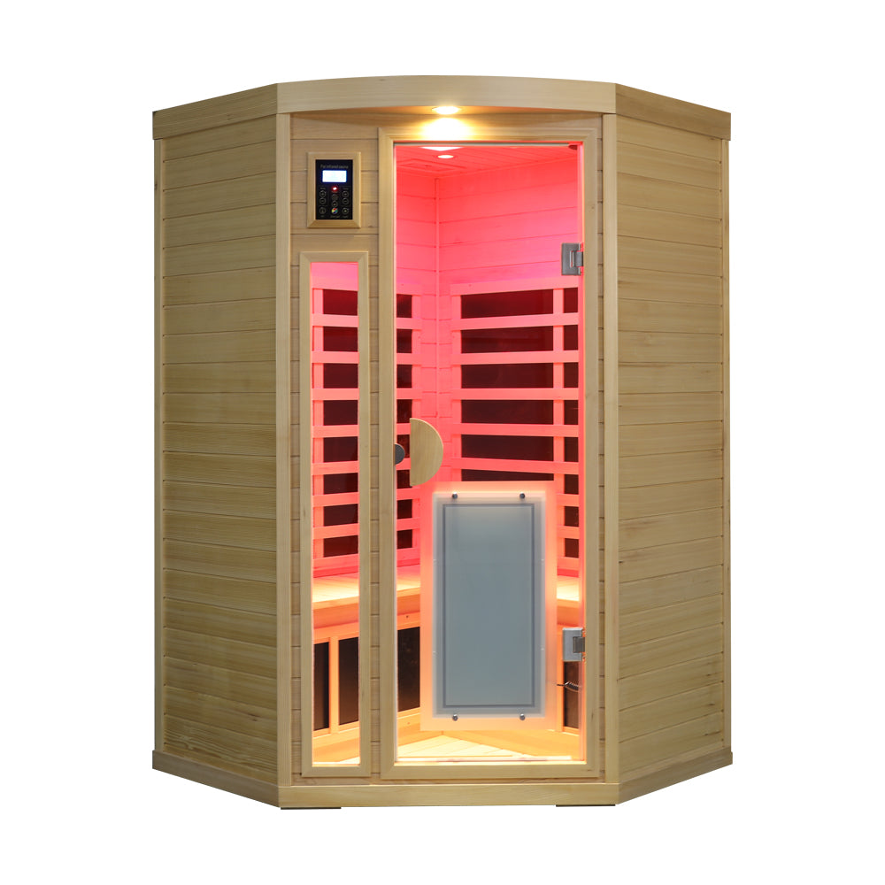 Hemlock Pentagonal Indoor Far Infrared Sauna Room