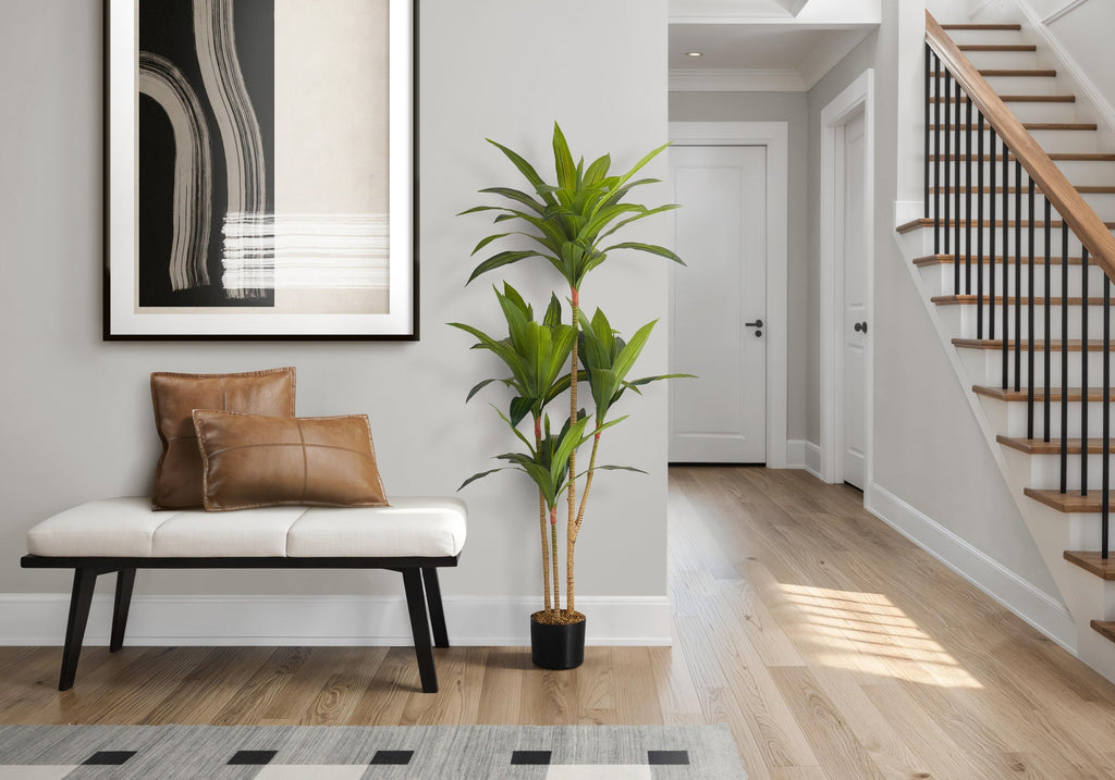 Artificial 51" Tall Dracaena Tree - Indoor Faux Plant